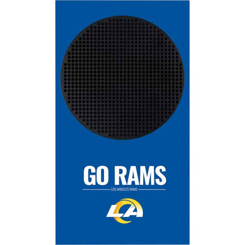NFL Los Angeles Rams Team Motto Xbox Series S Console Skin